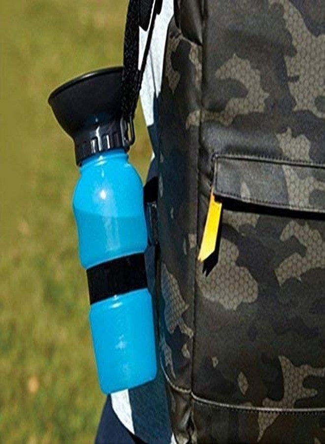 Cpixen Portable Aqua Plastic Dog Travel Water Bottle Bowl for Pets (Multicolor) - Image 4